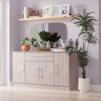 Ready Assembled 2 U Gloucester 4 Door 1 Drawer Wide Unit (Ready Assembled) in Light Grey