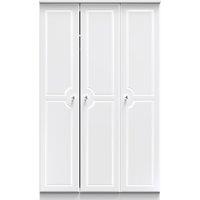 Ready Assembled 2 U Stratford Triple Plain Wardrobe (Ready Assembled) in White