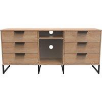 Ready Assembled 2 U Fuji 6 Drawer Sideboard (Ready Assembled) in Natural