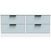 Ready Assembled 2 U Denver 4 Drawer Bed Box (Ready Assembled) in Duck Egg Blue