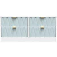 Ready Assembled 2 U Washington 4 Drawer Bed Box (Ready Assembled) in Duck Egg Blue