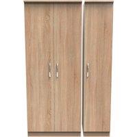 Ready Assembled 2 U Hampshire Triple Plain Wardrobe (Ready Assembled) in Light Oak