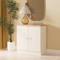 Ready Assembled 2 U Albert 2 Door Cabinet (Ready Assembled) in Cream