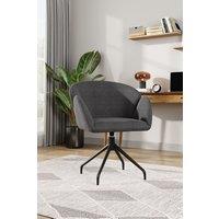 H&O Direct Versatile 2-Seater Linen Sofa Bed with Included Cushions in Grey