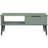 Ready Assembled 2 U Fuji 1 Drawer Coffee Table (Ready Assembled) in Pale Green