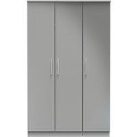 Ready Assembled 2 U Windsor Triple Plain Wardrobe (Ready Assembled) in Grey