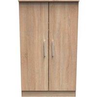 Ready Assembled 2 U Trent 2 Door Midi Wardrobe (Ready Assembled) in Light Oak