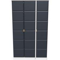 Ready Assembled 2 U Metro 3 Door Wardrobe (Ready Assembled) in Dark Blue