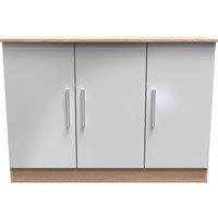 Ready Assembled 2 U Trent 3 Door Sideboard (Ready Assembled) in Grey