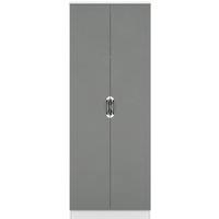 Ready Assembled 2 U Holborn 2 Door Wardrobe (Ready Assembled) in Dark Grey