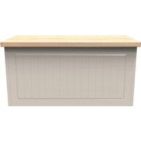 Ready Assembled 2 U Cambridge Blanket Box (Ready Assembled) in Taupe