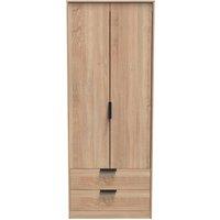 Ready Assembled 2 U Fuji 2 Door 2 Drawer Wardrobe (Ready Assembled) in Light Oak