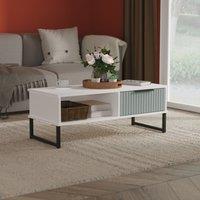 Ready Assembled 2 U Menai 1 Drawer Coffee Table (Ready Assembled) in Duck Egg Blue