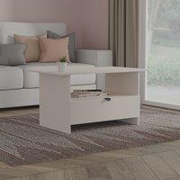 Ready Assembled 2 U Norway Bottom Drawer Coffee Table (Ready Assembled) in Taupe