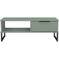 Ready Assembled 2 U Fuji 1 Drawer Coffee Table (Ready Assembled) in Pale Green