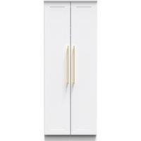 Ready Assembled 2 U Helmsley 2 Door Wardrobe (Ready Assembled) in White