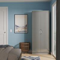 Ready Assembled 2 U Holborn 2 Door Wardrobe (Ready Assembled) in Mid Grey