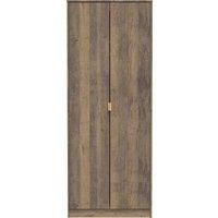 Ready Assembled 2 U Tamworth 2 Door Wardrobe (Ready Assembled) in Dark Brown