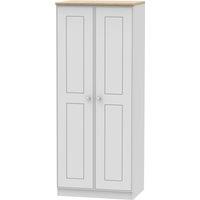 Ready Assembled 2 U Albert 2 Door Wardrobe (Ready Assembled) in Grey