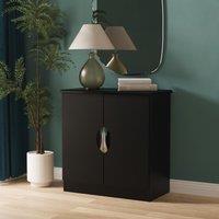 Ready Assembled 2 U Holborn 2 Door Cabinet (Ready Assembled) in Black
