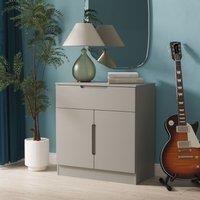 Ready Assembled 2 U Lucca 1 Drawer 2 Door Sideboard (Ready Assembled) in Dark Grey