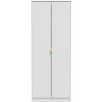 Ready Assembled 2 U Tamworth 2 Door Wardrobe (Ready Assembled) in White