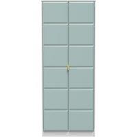 Ready Assembled 2 U Metro 2 Door Wardrobe (Ready Assembled) in Duck Egg Blue