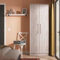 Ready Assembled 2 U Gloucester 2 Door Wardrobe (Ready Assembled) in Light Grey