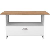 Ready Assembled 2 U Albert Bottom Drawer Coffee Table (Ready Assembled) in White