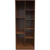 Ready Assembled 2 U Carlton Tall Shelf Unit (Ready Assembled) in Walnut
