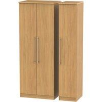 Ready Assembled 2 U Carlton 3 Door Wardrobe (Ready Assembled) in Natural