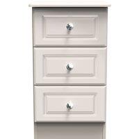 Ready Assembled 2 U Stratford 3 Drawer Bedside Cabinet (Ready Assembled) in Taupe