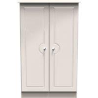 Ready Assembled 2 U Stratford 2 Door Midi Wardrobe (Ready Assembled) in Taupe