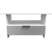 Ready Assembled 2 U Dover Bottom Drawer Coffee Table (Ready Assembled) in Mid Grey