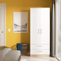 Ready Assembled 2 U Cornwall 2 Door 2 Drawer Wardrobe (Ready Assembled)