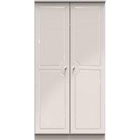 Ready Assembled 2 U Stratford Wide Plain Wardrobe (Ready Assembled) in Taupe