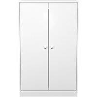 Ready Assembled 2 U Stowe 2 Door Midi Wardrobe (Ready Assembled) in White