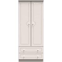 Ready Assembled 2 U Stratford 2 Door 2 Drawer Wardrobe (Ready Assembled) in Taupe