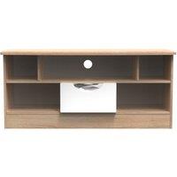 Ready Assembled 2 U Holborn 1 Drawer TV & Media Unit (Ready Assembled) in White