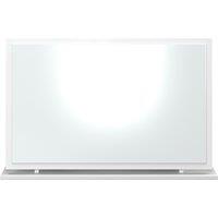 Ready Assembled 2 U Memphis Large Mirror (Ready Assembled) in White