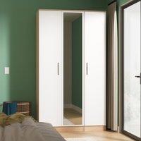 Ready Assembled 2 U Trent Tall Triple Mirror Wardrobe (Ready Assembled)