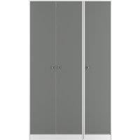 Ready Assembled 2 U Stowe 3 Door Wardrobe (Ready Assembled) in Mid Grey