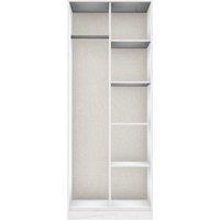 Ready Assembled 2 U Tamworth Open Wardrobe (Ready Assembled) in Off-White