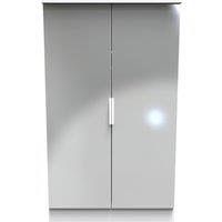 Ready Assembled 2 U Dover 2 Door Midi Wardrobe (Ready Assembled) in Mid Grey