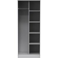 Ready Assembled 2 U Dallas Open Wardrobe (Ready Assembled) in Mid Grey
