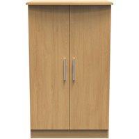 Ready Assembled 2 U Windsor 2 Door Midi Wardrobe (Ready Assembled) in Light Brown