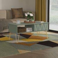 Ready Assembled 2 U Dallas 1 Drawer Coffee Table (Ready Assembled) in Pale Green