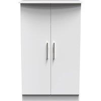 Ready Assembled 2 U Windsor 2 Door Midi Wardrobe (Ready Assembled) in White