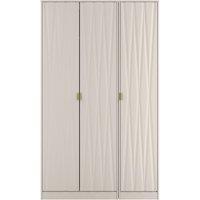 Ready Assembled 2 U Dallas 3 Door Wardrobe (Ready Assembled) in Taupe