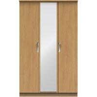 Ready Assembled 2 U Holborn Triple Mirror Wardrobe (Ready Assembled) in Brown